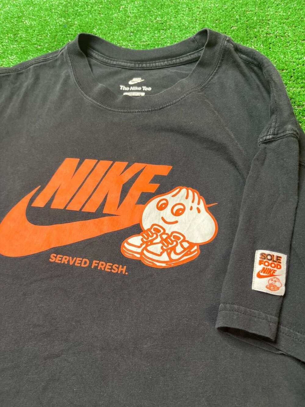 Nike Sole Food Dumpling Served Fresh T-Shirt Black